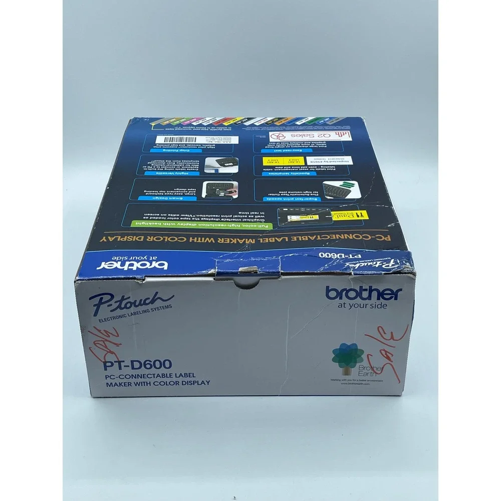 Brother P-Touch PT-D600 PC Connectible Label Maker Printer with New Tape